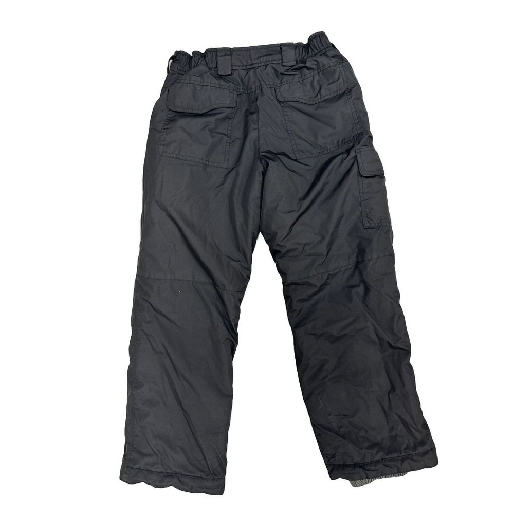 White Sierra Youth Size M Snow Pants Lined Black Cargo Pocket - Picture 2 of 6